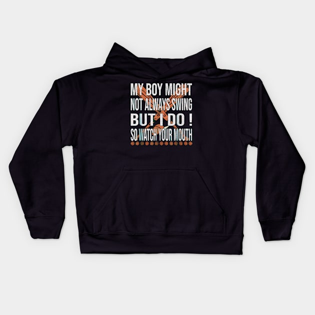 My Girl Might Not Always Swing But I Do Vintage Kids Hoodie by Dreamsbabe